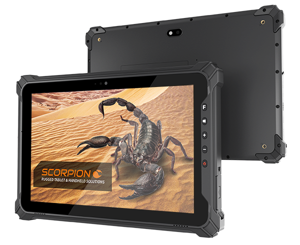 SCORPION 10X V2 Android - High brightness tablet with 10.1 inch display for mobile applications in vehicles